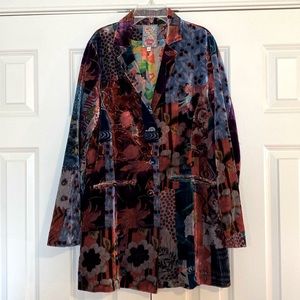 Johnny Was Velvet Blazer